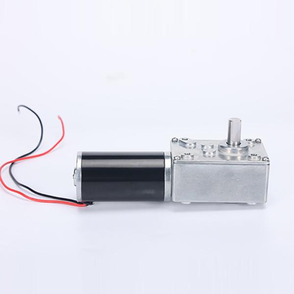 Faradyi Customized Dc Gear Motor 12v Electric 370 Motor High Torque Low Rpm Bicycle Dc Motor with Worm Gearbox