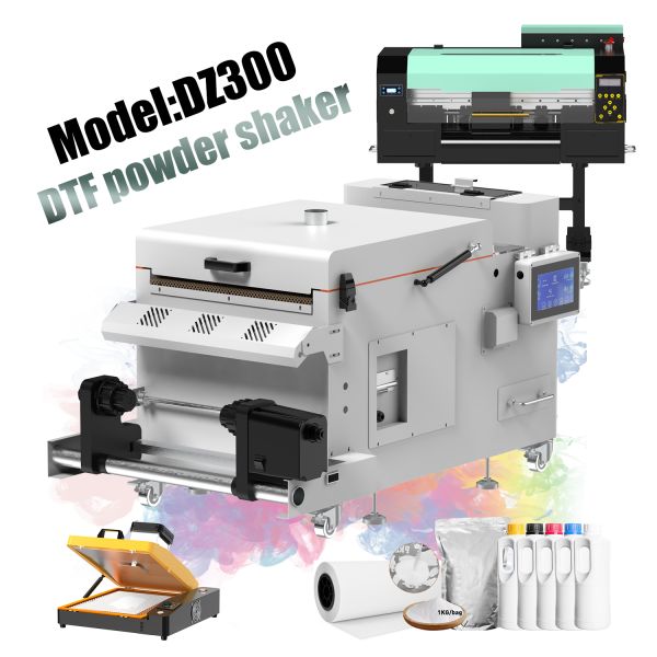Ingani 12inch 30Cm Dual I1600 Print Head Dtf Powder Shaker Dtf A3 t Shirt Printer and Powder Shaker