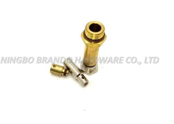 A linha fêmea da cor de bronze montou o núcleo montado Armature/FKM do guia da haste do solenoide