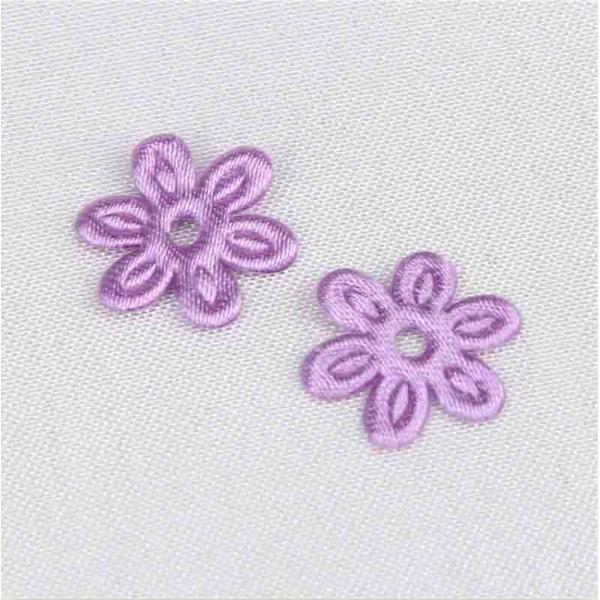 Satin Applique Flower Applique Crafts For Hairpins Parts Size 10 mm