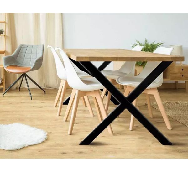 Professional Hardware Home Desk Feet Square Table Frame Furniture Leg Metal Table Legs