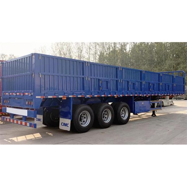 Cargo Logistics 3 Axle 60t China Side Wall Semi Trailer