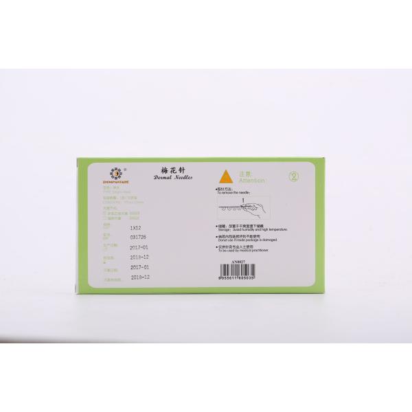 PVC Handle Plum Blossom Needles Polished Technical 0.20mm X 25mm Needles Designed for Effective and Safe Skin Treatment