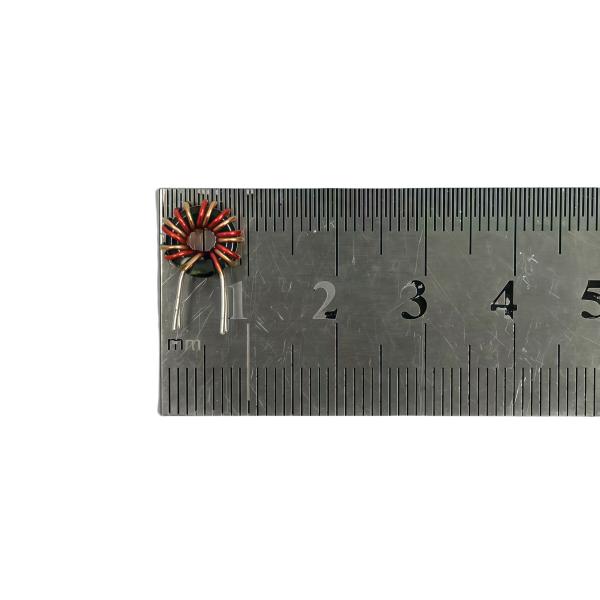 T8*4*3 Magnetic Ring Inductor 8UH Red Copper Double Wire Winding Power Filter