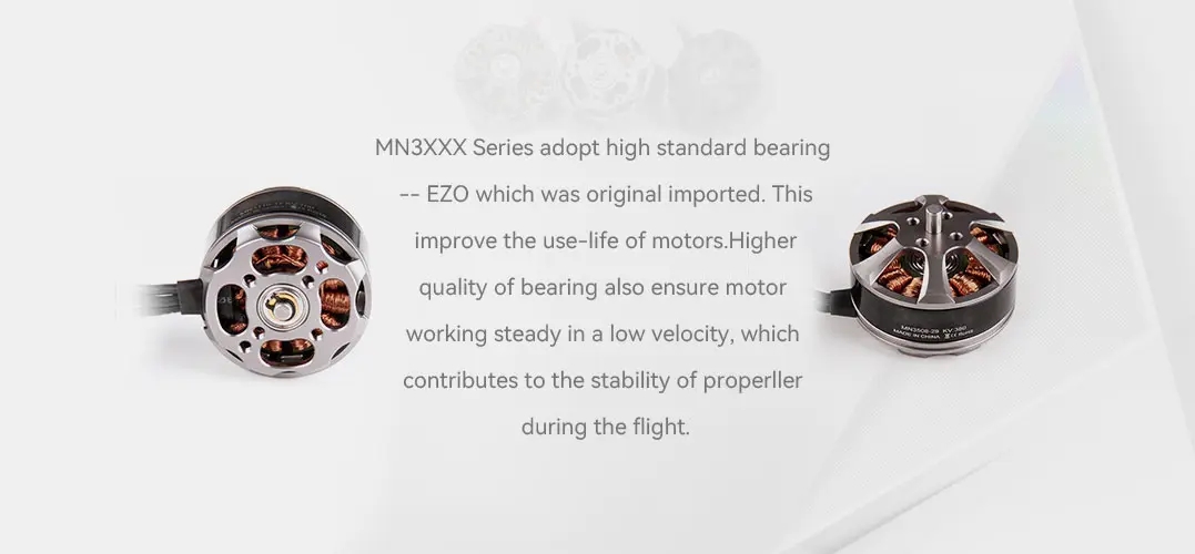 T-MOTOR MN3508 High Quality Multi-Rotor Fixed Wing Lightweight Brushless  RC Quadcopter Motor