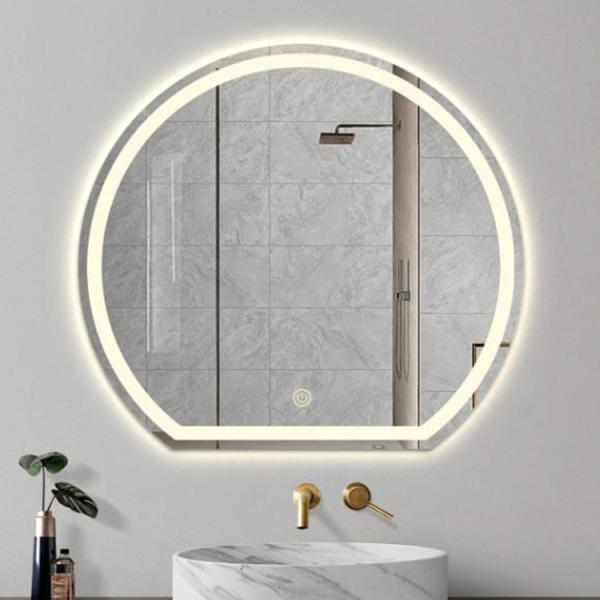 3000K - 6000K Bluetooth Music Mirror Customized Round LED Vanity Mirror