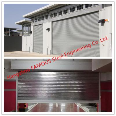 Fire Prevention Motorized Steel Sliding Doors With American Standard Industrial Folding Door