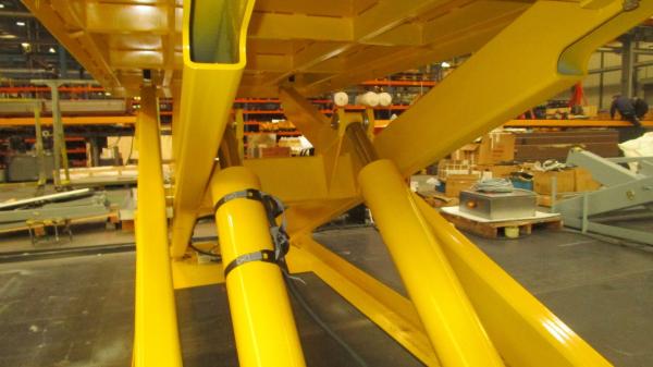 Explosion-Proof M4-040255-D2 Stationary Electric Hydraulic Single Scissor Lift Table Platform Cargo Lift