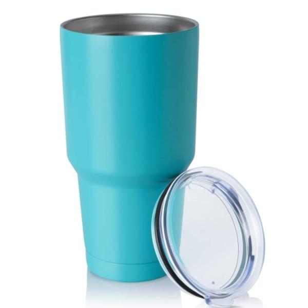 Vehicle - Mounted Stainless Steel Vacuum Mug Clear Lid Oem Odm Service