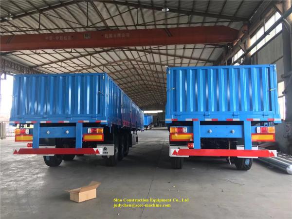 Loading 50t Semi Cargo Trailer Double Function For Long Distance Transportation