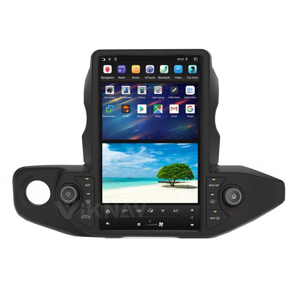 Авторадио для Jeep Wrangler (2018-2021) 13,6 дюйма GPS навигация DVD мультимедиа авто стерео 2din