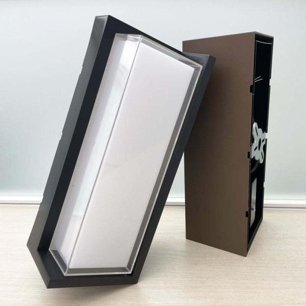 Outdoor Waterproof 24w LED Wall Light with 80lm/w Efficiency and 3000K/4000K/6500K CCT