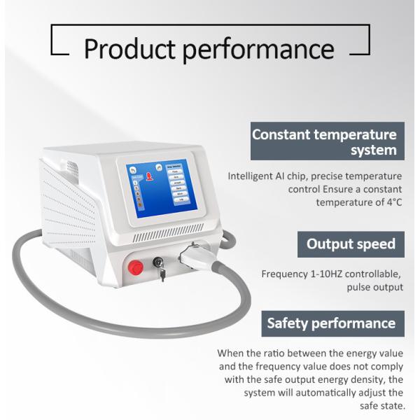 3 Wavelength Diode Laser Hair Removal Machine For Permanently Hair Removal