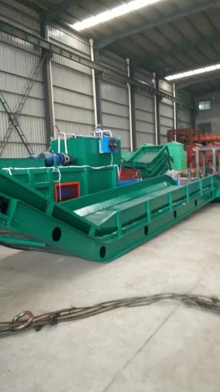 High Strength Steel Frame Hydraulic Scrap Baling Press Machine 30-60 Seconds Cycle Time 15-75 KW