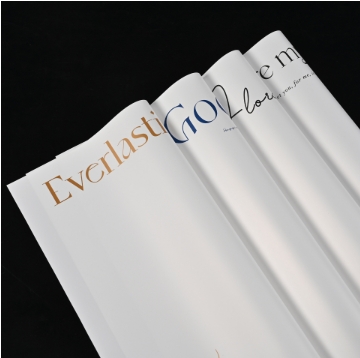 Papel de embalaje de flores de alta gama de internet minimalista de celebridades