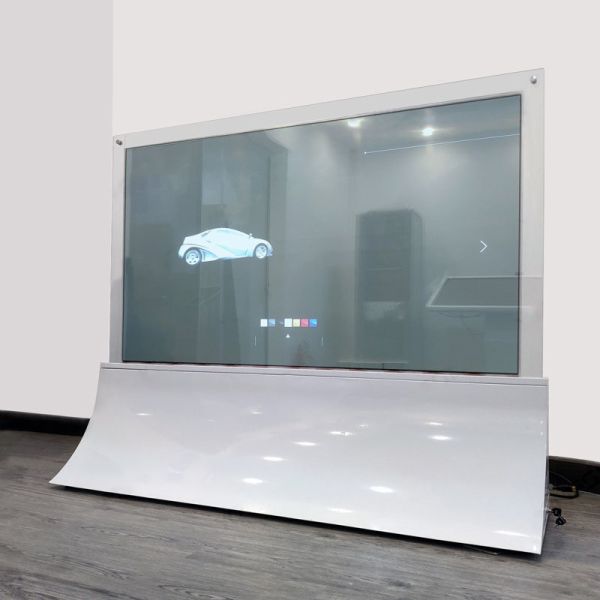55 Inch 4k Ultra Thin OLED Transparent Screen 400nit For High Definition Digital Display