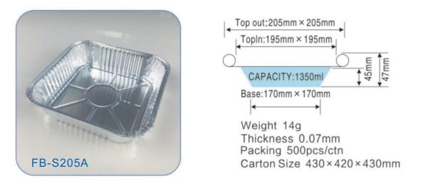 Disposable Aluminum Foil Baking Tray Loaf Pan Food Storage Container Set With Lid