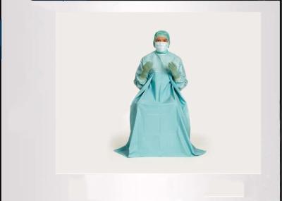 Urology Disposable Surgical Gown Comfortable Fabric Material Knit Cuff Anti - Pull
