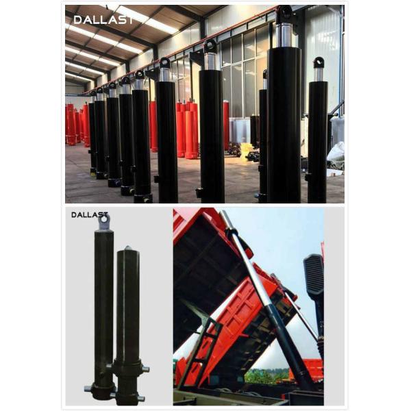 Telescopic Dump Truck Trailer Hydraulic Cylinder Hyva Parker , Dump Truck Hydraulic Ram