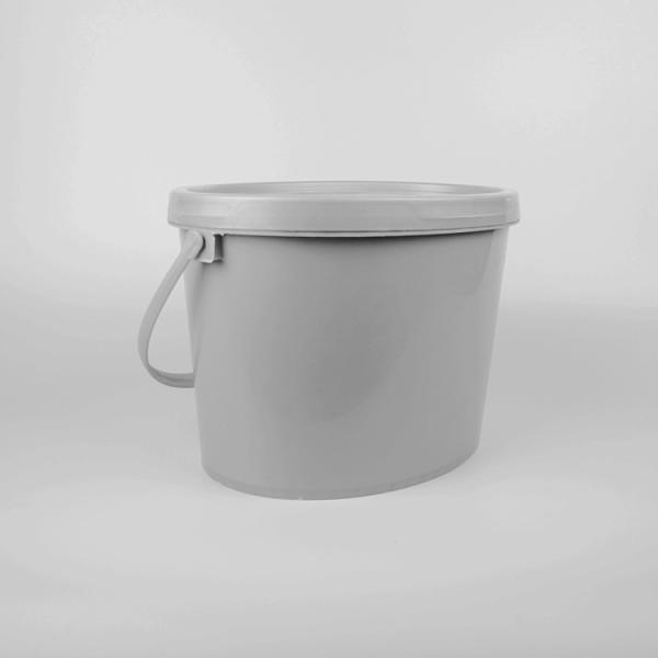 cubeta plástica dada forma especial da pintura 5kg com tampa e punho