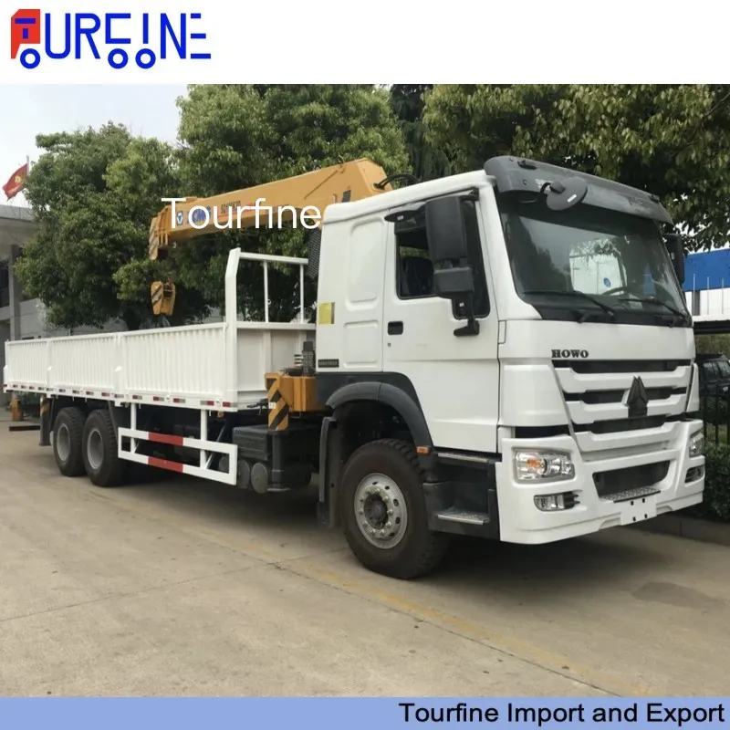 Sinotruk HOWO 10 Wheel Truck Mounted Crane with 10 Ton Telescopic Boom
