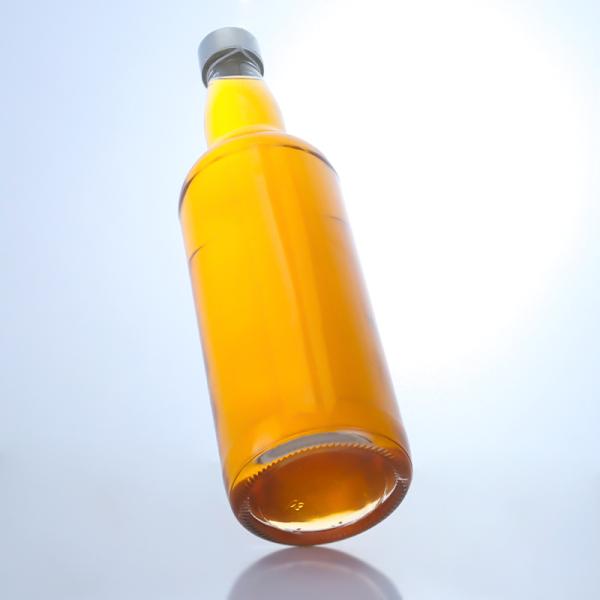 Конфигурация 750 мл стеклянной бутылки с уникальным дизайном шеи и пробкой