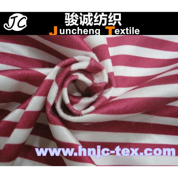 polyester plaid cotton imitation velvet fabric/Grid printed velveteen/denim for apparel