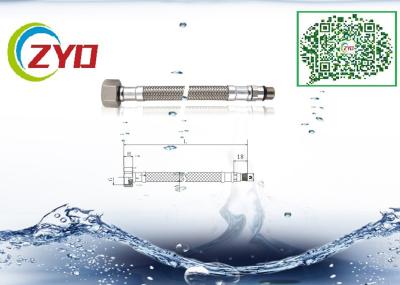 Home Kitchen Faucet Supply Lines , Good Seal Flexible Stainless Steel Braided Hose