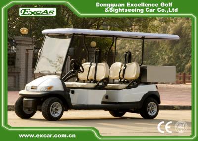 Carrinhos de golfe com erros da companhia de eletricidade do carro do hotel dos assentos do branco 2 de EXCAR com carga para o transporte