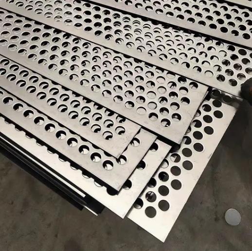 0.7mm SS304 Stainless Steel Punch Plate Customized With Round Hole