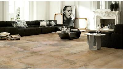 Não taxa de absorção da telha 600*600mm da porcelana do olhar do cimento do deslizamento menos de 0,05%