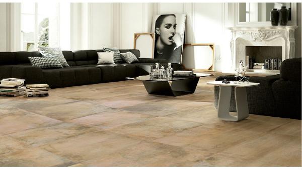 Non Slip Cement Look Porcelain Tile Absorption Rate Less Than 0.05%