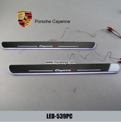 Porsche Cayenne car Moving door Step Pedal welcome light led projection