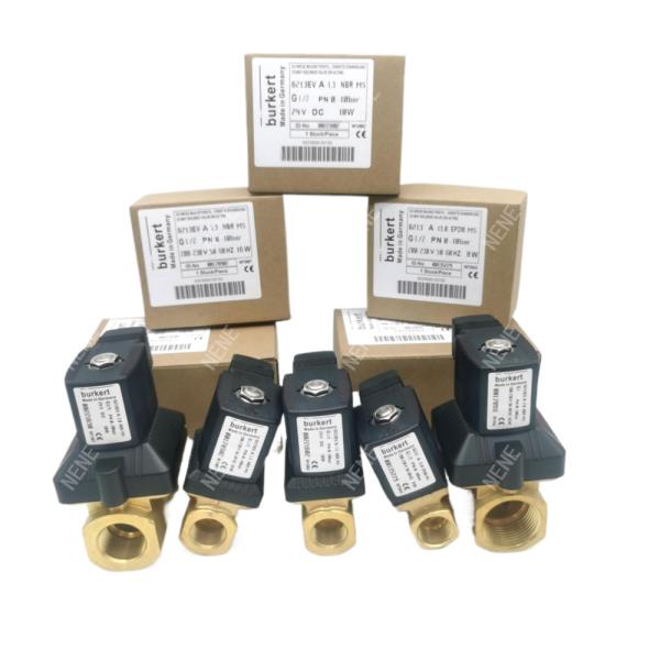 00126216 Solenoid Valve Burkert G1/8 1.5 Flow Hole DC24V 8W Stainless Steel Valve Body 6014 C Normally Closed