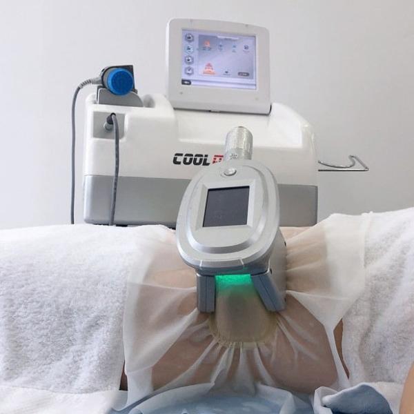 Portable Cool Wave Cryolipolysis ESWT Fat Freezing Shockwave Therapy Machine For Pain Relief 1-16 Hz Frequency