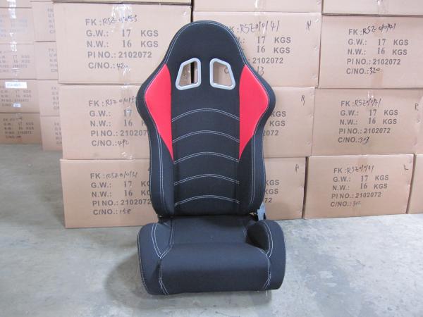 Fabric Material High Back Sport Racing Seats For Driver Or Passenger