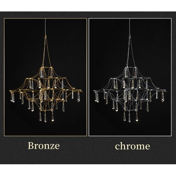 Итальянский простой свет Кристл комнаты прожития виллы винодельни света звезды светляка люстры искусства