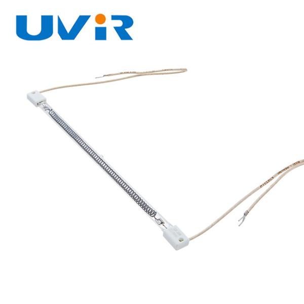 SK15 lámpara de calefacción de fibra de carbono de infrarrojo de 24 mm de revestimiento blanco