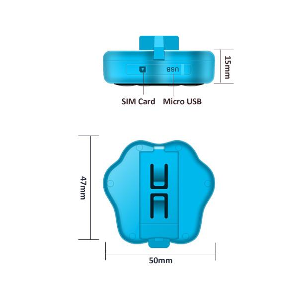 Small mini waterproof gps cat tracker pet with diy dog collars rf-v30