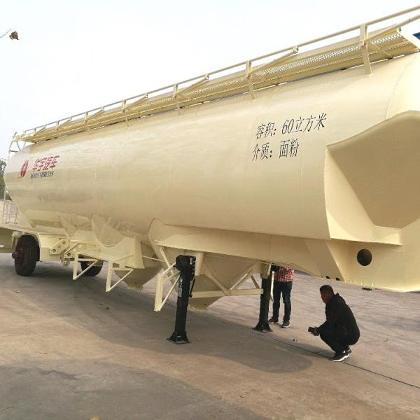 Low Density Powder Transport Semi Trailer Bulk Cement Tanker Powder Semi-trailer