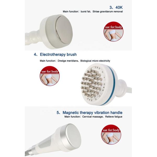 Тело формируя лазер ручек 635nm 6D RF машины 6 кавитации вакуума уменьшая прибор