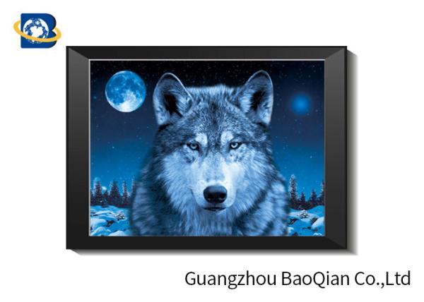 OEM Flip Effect 3D Lenticular Picture For Hotel Decoration 30 x 40 cm