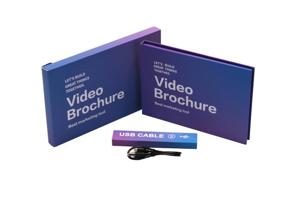 7 Inch LCD Media Player Brand Video Mailer Invitation Card For Business Marketing