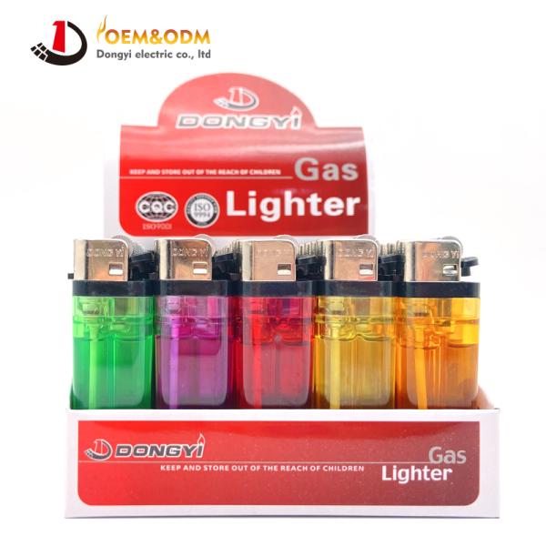 Dongyi 2025 OEM 80mm Disposable Flint Lighters Cigar Smoking Electric Custom Logo Gas Cigarette Lighter