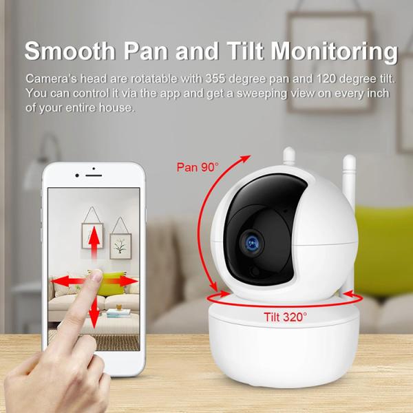 Двухсторонняя аудио камера H.264/MJPEG Cctv Wifi IP 2.4G монитора младенца мини