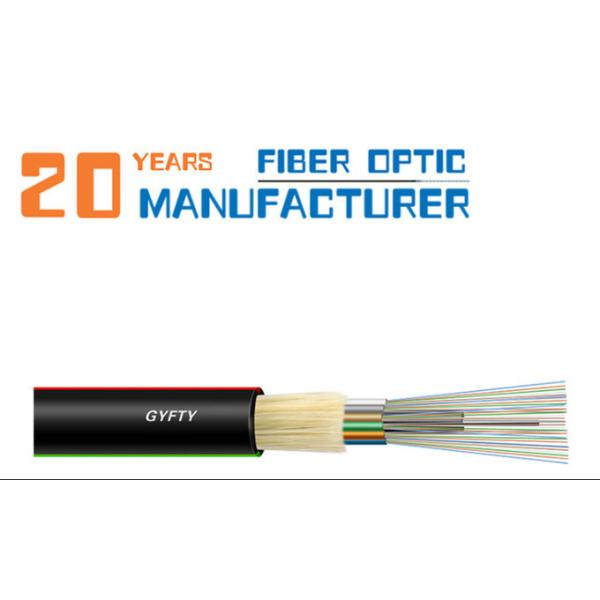GYFTY-36B1 Stranded Non Metallic Fiber Optic Cable 4Core 144 Core Aerial Duct