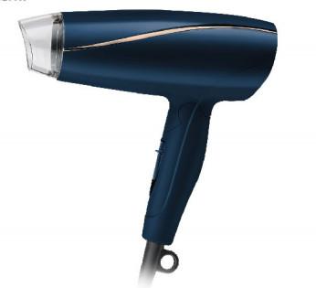 Small Plastic 1.2kw Travel Size Hair Dryer With Hanging Loop And 2 Heat Settings