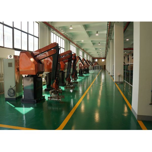 Energy Saving 4 Axes PLC 50kg Bag Palletizer Robot For Feeds And Industrial Applications