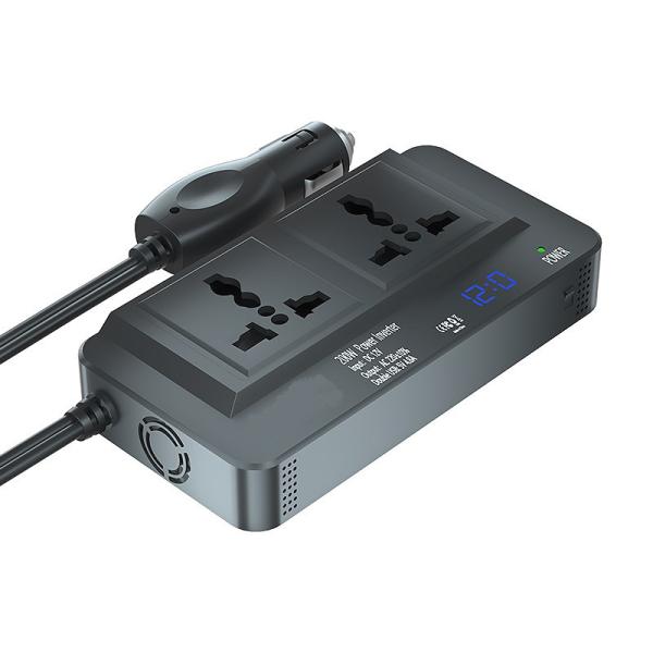 200W 220V Power Inverter Electric Cars Dc To Ac Inverter 3 Phase For Electric Car 4000W 8000W Car Converter Usb Output Inverter