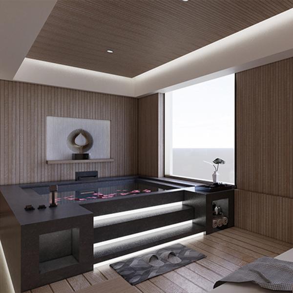 Five Star Resort Furniture Foshan Modern Luxury Style Bedroom Hotel With Customization